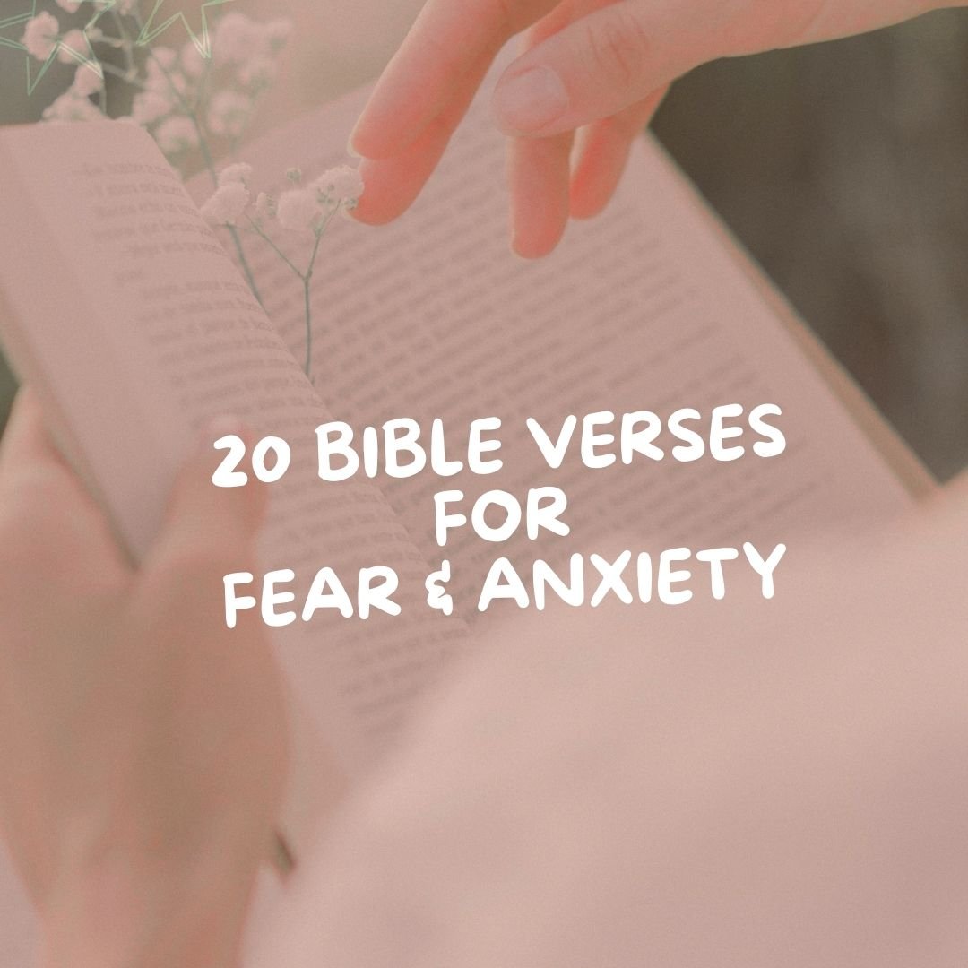 20 Bible Verses for Fear and Anxiety - Due To Joy - Baby Loss Resources and Miscarriage Gifts