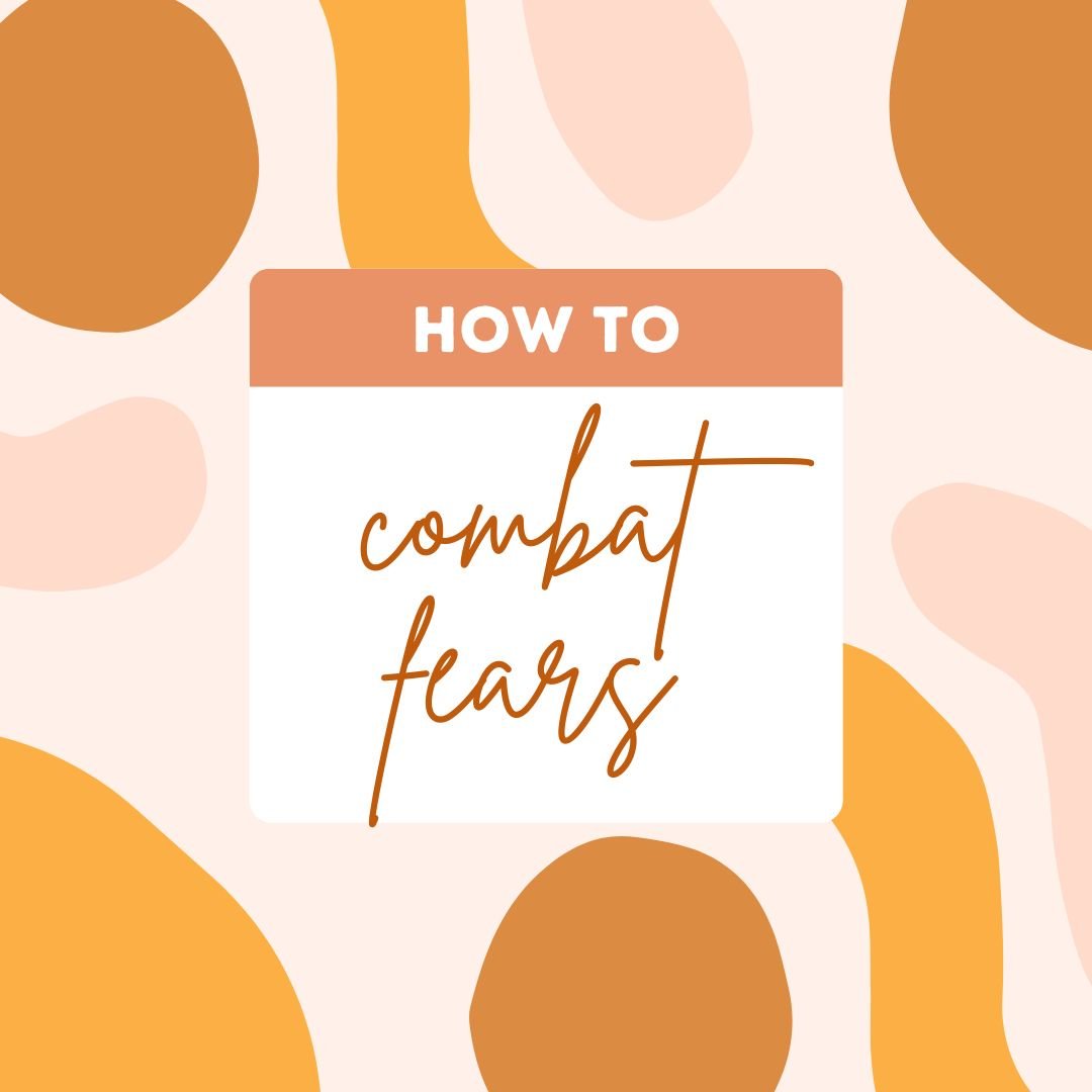Fear Can't Sit With Us - How to Combat Your Fear - Due To Joy - Baby Loss Resources and Miscarriage Gifts