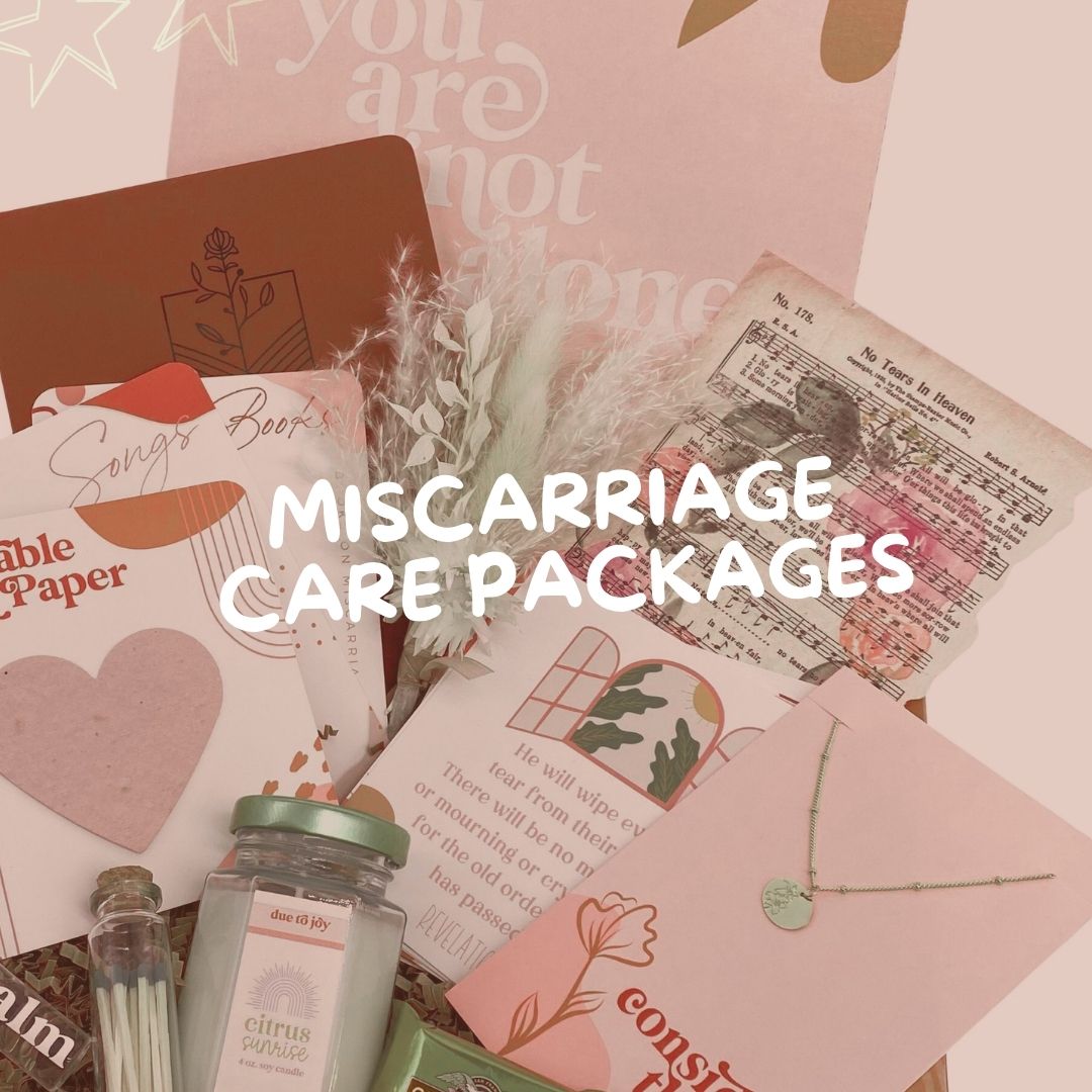 Miscarriage Care Packages - Due To Joy - Baby Loss Resources and Miscarriage Gifts
