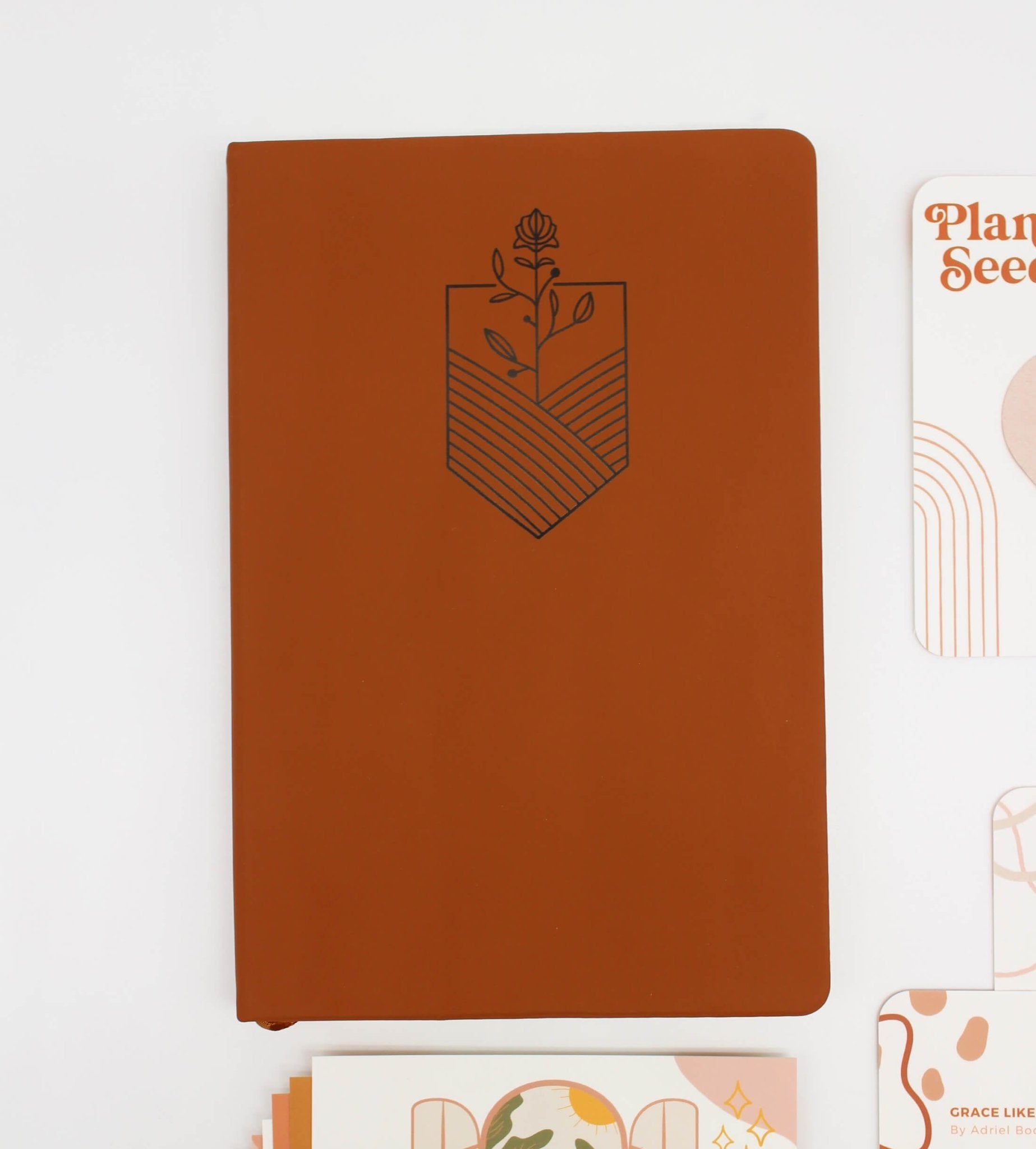 Beauty From Ashes Journal - Dot Grid Leatherette A5 - Due To Joy