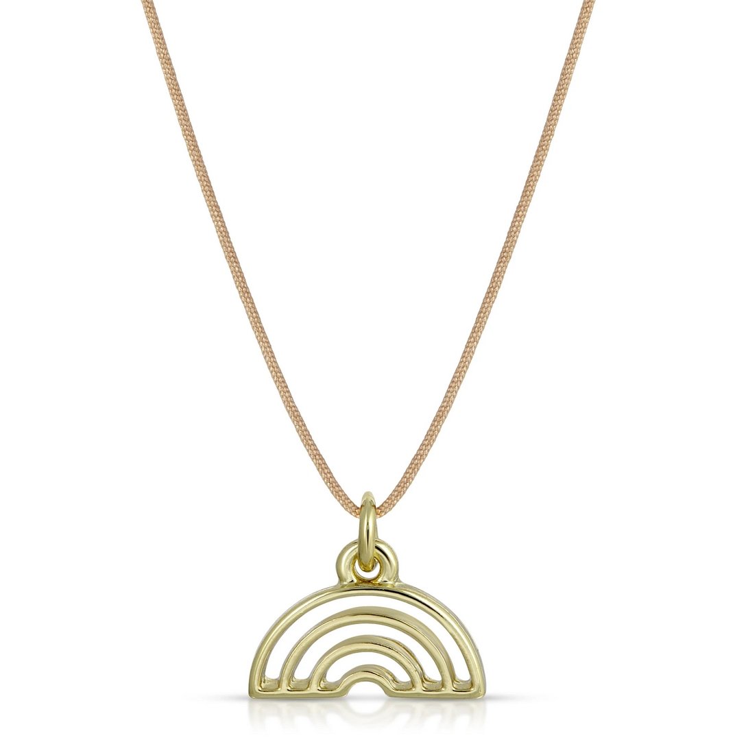 Gold Rainbow Necklace - Due To Joy