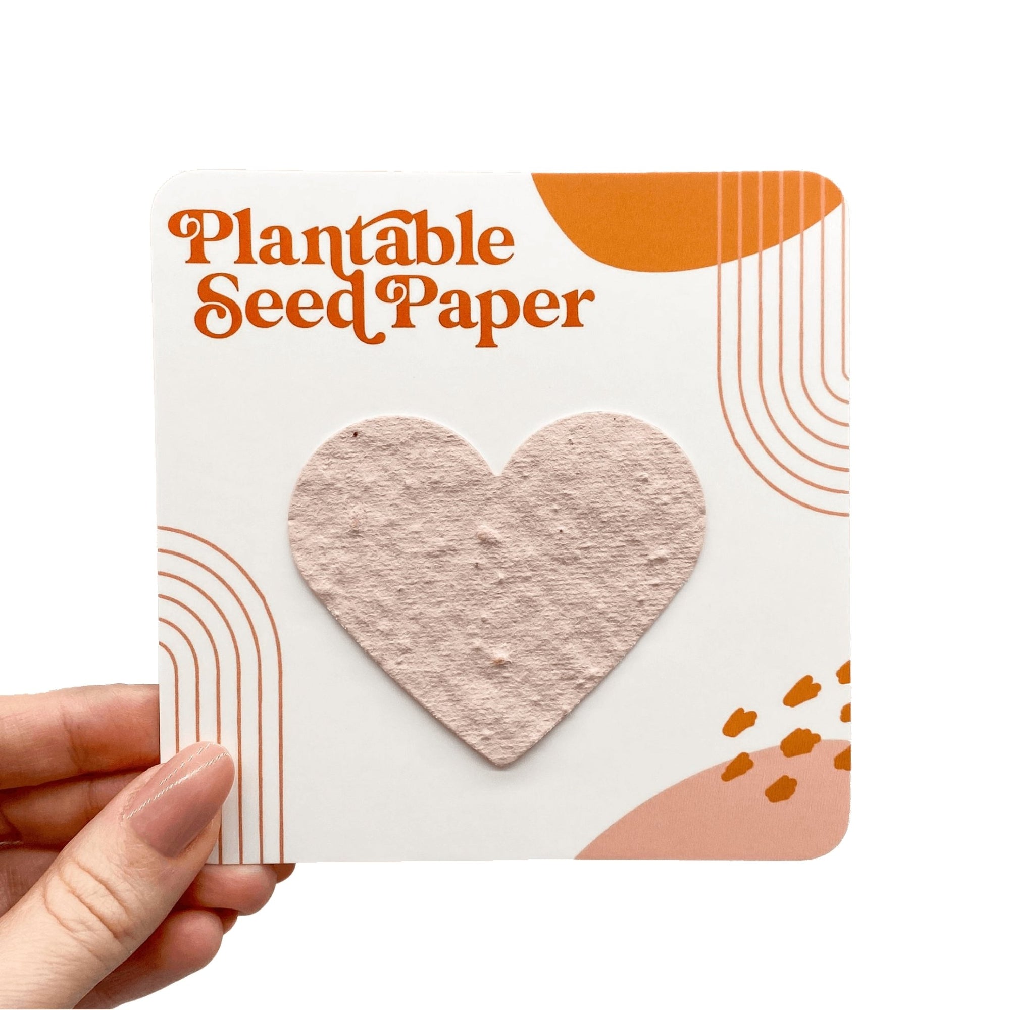 Plantable Seed Heart Card - Due To Joy